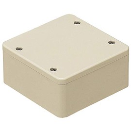 Mirai Industry PVK-BOPJ PVK Box, Waterproof, No Knock, Medium Size, Deep Square, Beige, Price for 1 Piece