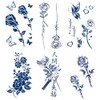 Semi-permanent Rose Temporary Tattoos, 6-Sheet 2 Weeks Long Last Waterproof