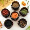 Bokon 8 Pieces Glass Mason Jars 16 oz Wide Mouth