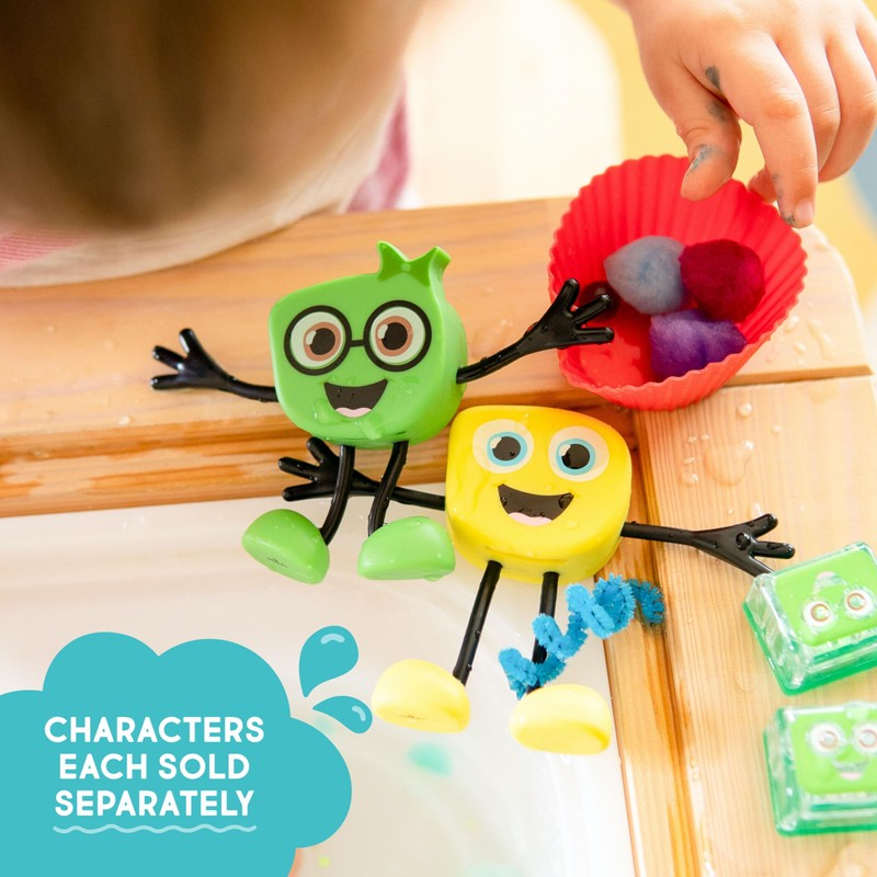 Glo Pals Water-Activated Light-Up Cubes Bundle for Sensory Play –