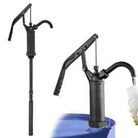 BWBWND Lever Action Barrel Pump, Heavy Duty Drum Pump with Telescoping Suction Tube, Corrosion Resistant Hand Pumps Fits 5 to 55 Gallon Barrels, Ideal for Transferring Motor Oil