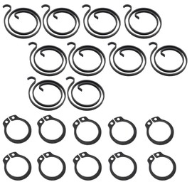 Door Handle Springs Repair Kit 2 Turns, 2.5mm Thick Internal Coil (Pack of 10 Springs and 10 Circlips) 2T,2.5mm