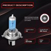SHENKENUO Pair 7x6" 5x7 Halogen Headlight High/Low Beam for Peterbilt
