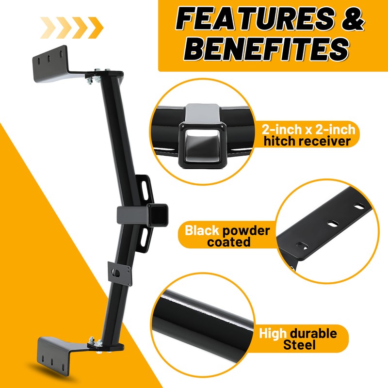 Kojem Class 3 Trailer Hitch Compatible with 2006-2018 Toyota RAV4