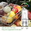 LedWekei G9 Halogen Bulbs,120v 25w Bulb Mini Spotlight Bulbs 2