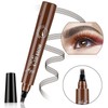 Four Claw Liquid Eye Brow Pen, 1 CountWaterproof Long-lasting Eyebrow