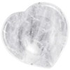 Nupuyai Rock Crystal Thumb Stone Worry Stone Heart Gemstone Massage