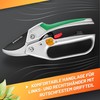 GRÜNTEK Anvil Kondor Secateurs 200 mm, Automatically Switched Ratchet, Diameter