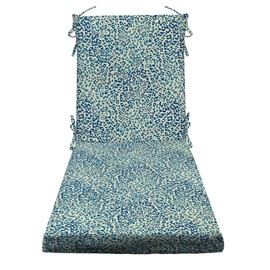 RSH DECOR: Foam Chaise Lounge Seat Cushion | 72” x 21” x 3” | All-Weather Spun Fabric | Water and Fade-Resistant | Outdoor Chair Cushion for Patio Furniture | Sunny Spot Blue