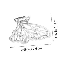 PACKOVE 5pcs Elegant Butterfly Hair Clips Clips for Thick Hair Versatile Styling Accessory for Women Smooth Finish and Stable for Daily Use