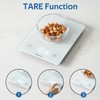 BAKFEE IP67 Waterproof Food Scale with Tempered Glass Surface, 22lb