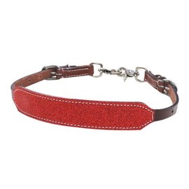 Showman Glitter Overlay Leather Wither Strap! New Horse TACK! (Red)