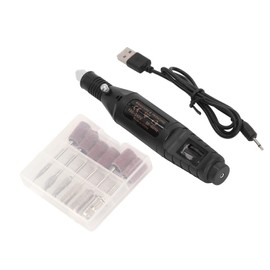 USB Powered Engraving Machine with 5 Grinding Bits, Mini Rotary Tool, Electric Engraver, Etching Pen for Grinding, Polishing, DIY