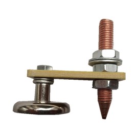 YUMILI Welding Ground Clamp, Metalworking Magnet Head Magnetic Metal Plate Support Tool Accessories Copper Tail Welding Stability Clamps