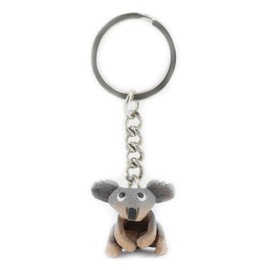 MONKIMAU Women's Koala Animal Key Ring Made of Leather