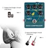 ZORY Compressor Bass Effector Pedal for Electric Bass Guitar Bass