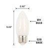 Westinghouse 5315020 4.5 Watt (60 Watt Equivalent) B11 Dimmable Frosted