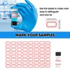 Cadbibe 4ml Clear Glass Graduated Vials with Screw Caps and