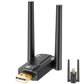 Binnan 150M USB Bluetooth Dongle,Bluetooth Adapter,Bluetooth Stick Plug und Play,Long Range USB Bluetooth Dongle für Desktops,Laptops,Kopfhörer,Bluetooth Stereo,Unterstützt Windows 11/10/8.1/7 Systeme