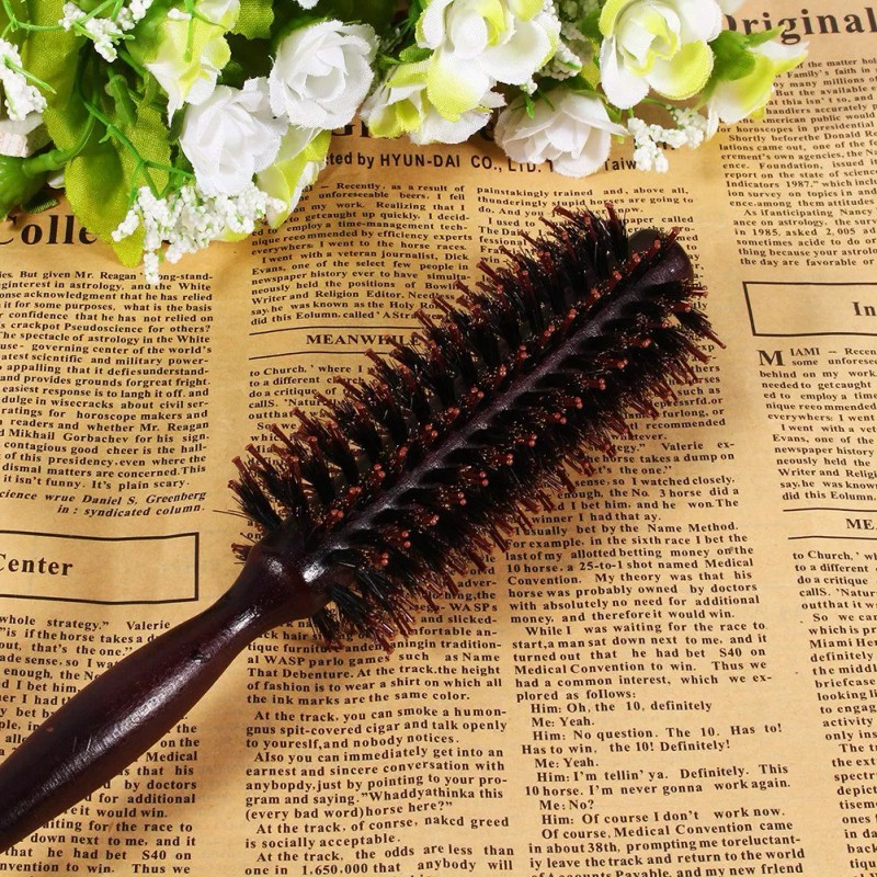 generic Pelo Rizado Antiestático Roller Professional Con Mango De Ma