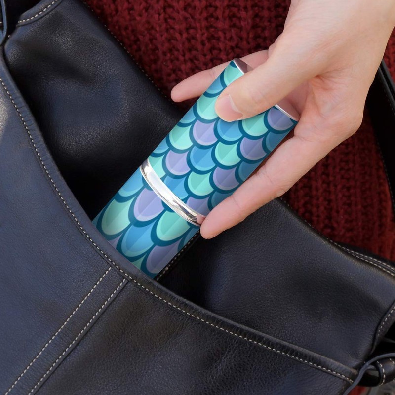 Mermaid Fish Scale Pattern Stainless Steel Manicure Pedicure Grooming Beauty