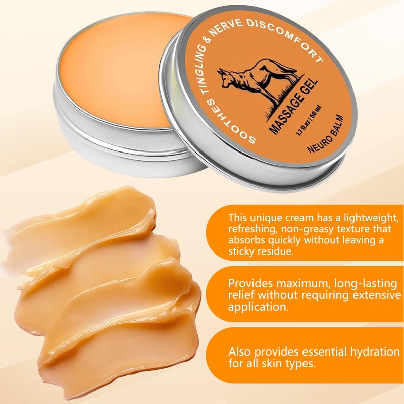 2PCS Nerve Relief Balm for Neuropathy, Natural Joint Care Soothing