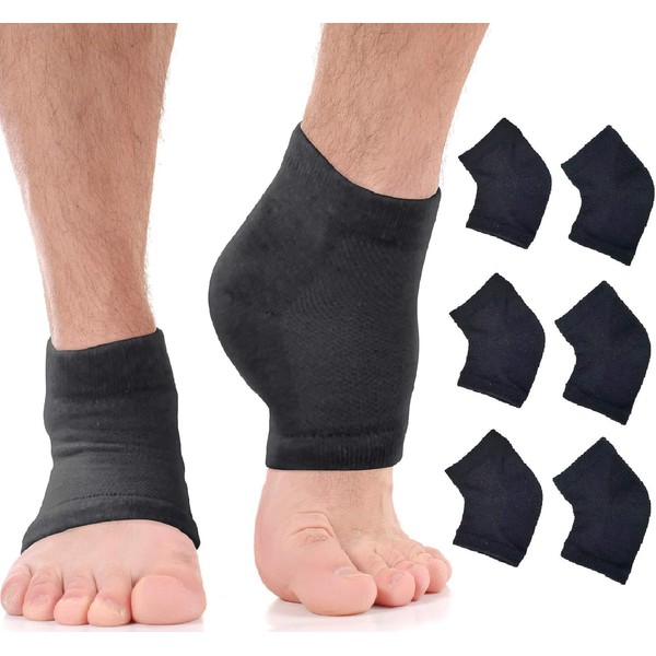 Moisturizing Socks for Mens Cracked Heels - Moisturizer Heel Sleeves