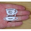 Tea Cup & Saucer Metal Cutting Dies, Stencil, Card Making,