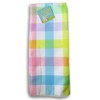 The Spring Shop Easter Pastel Checks Microfiber Towel - 15