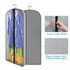 4 Pack Clothes Covers with Zip, 40" (102cm) Garment Bags
