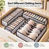 5-Pack Foldable Drawer Organizers for Underwear & Bras – Lightweight