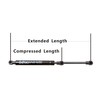 Qty(2) BOXI Rear Glass Window Lift Supports Struts Shocks Springs