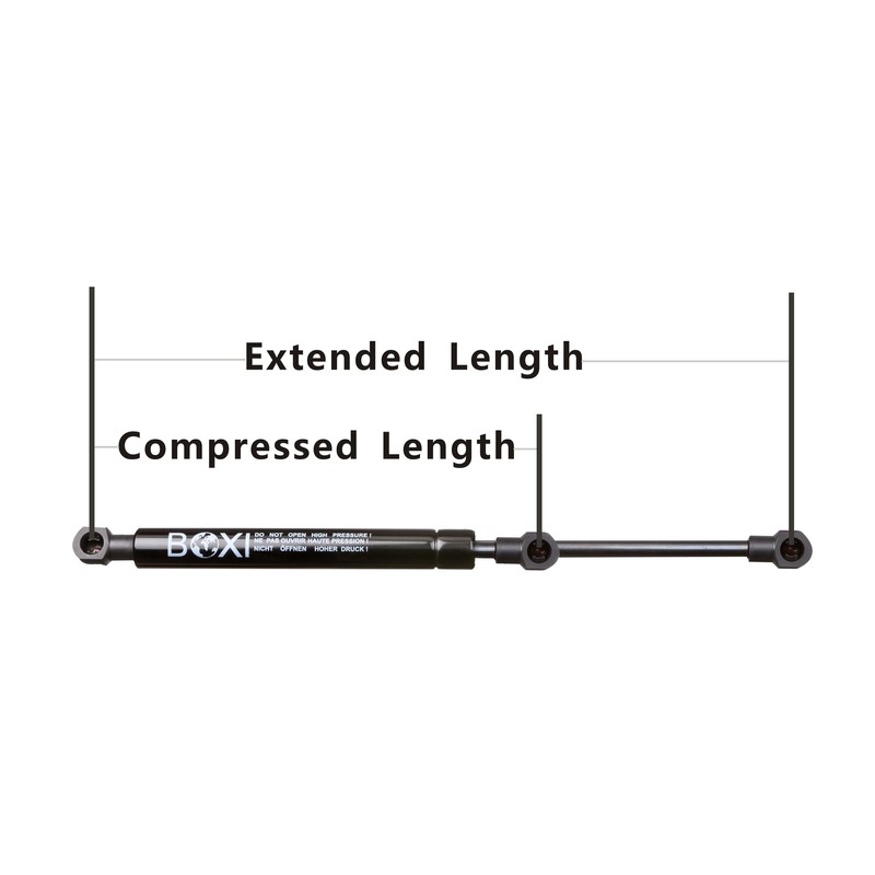 Qty(2) BOXI Rear Glass Window Lift Supports Struts Shocks Springs