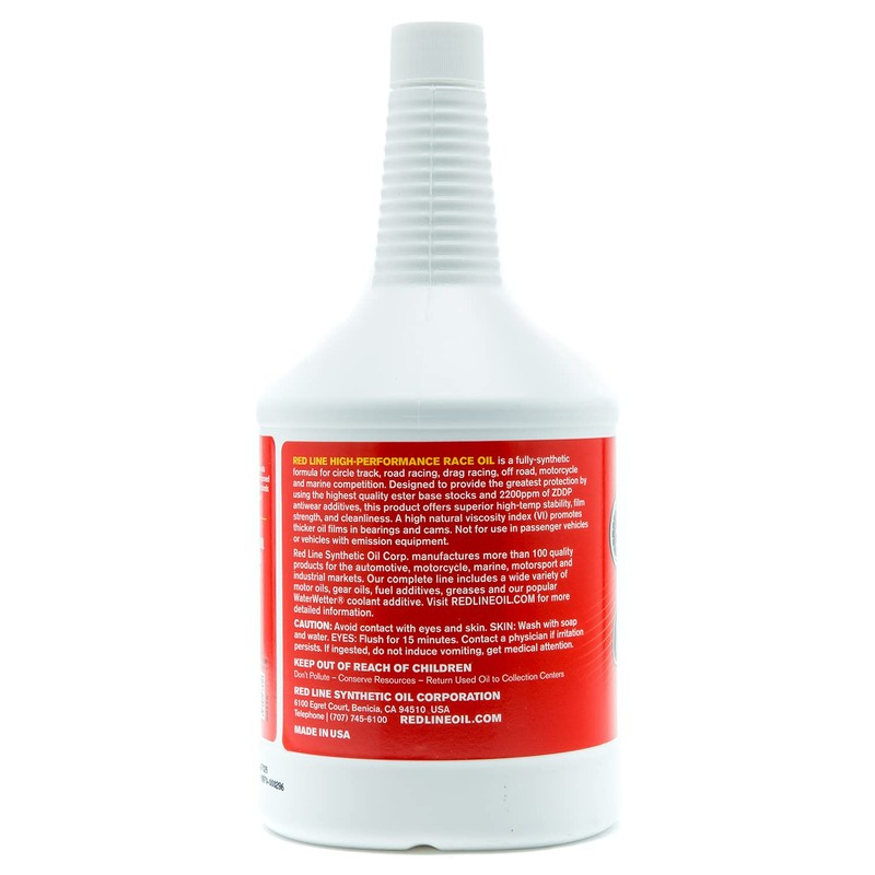Red Line 10604 60WT Racing Oil Synthetic - Quart