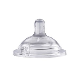 Chicco Ajustables, Natural Feeling Set De 2 Tetinas Para Bebés 4 Meses Unisex Baby, Claro, Unidad Paquete De 1