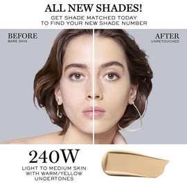 Lancôme Teint Idole Ultra Wear Full Coverage Foundation - Natural Matte Foundation with a Buildable and Lightweight Formula - Enriched with Hyaluronic Acid & Vitamin C - 240W (1 Fl Oz)