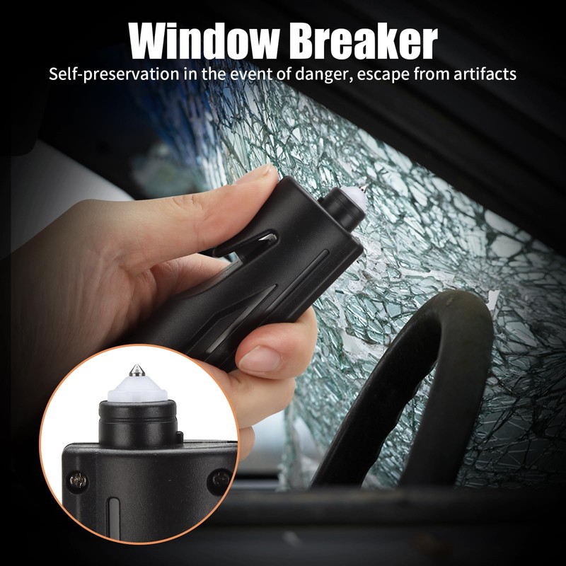 KnLnny Ware Automotive Escape Tool, Window Breaker,Seatbelt Cutter, Car Flashlight,Emergency