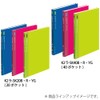 Kokuyo File Clear File K2 Fixed Side Throw, 40 Pockets,