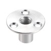 uxcell M12x40x2.5mm Brad Hole Tee Nut Carbon Steel T-Nuts Furniture
