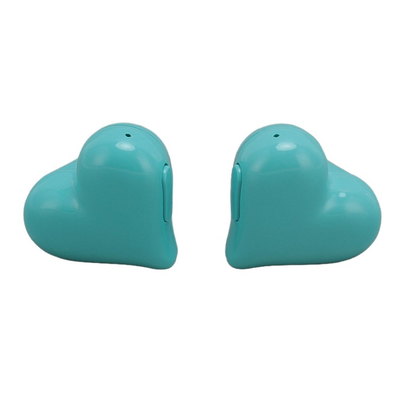 Heart Shaped Wireless Earbuds HIFI Stereo Sound Waterproof Bluetooth 5.3