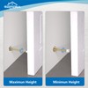 HOMOTEK 10 Pack Telescoping Spring Door Stoppers, Extended from 3-1/8