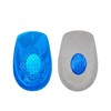 Heel Cushions, Height increasing heel cushion for pressure relief and cushioning Women and men (Blue, L)