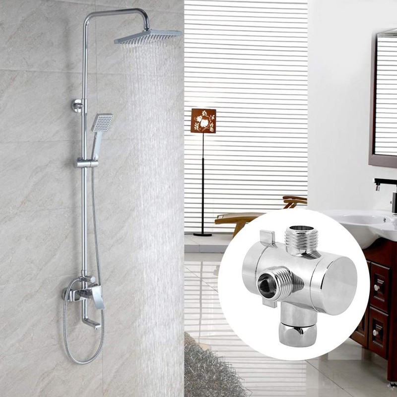 Multifunctional G1/2/2-Way 1/2 International Universal Shower Distributor Outlet Switch Valve