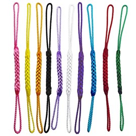 Netsuke Rope, 10 Colors, Set of 10, Made in Japan, Rayon, Amulet, Strap Parts