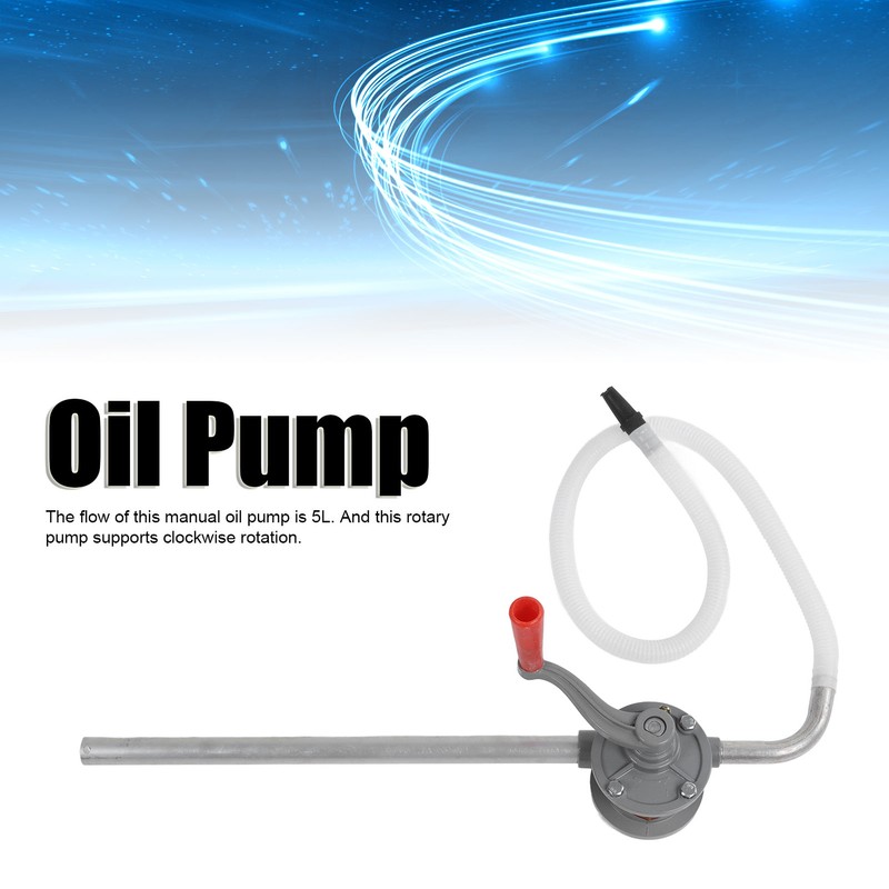 Rotary Pump 5L Clockwise Rotation Strong Sealing Portable Manual Oil