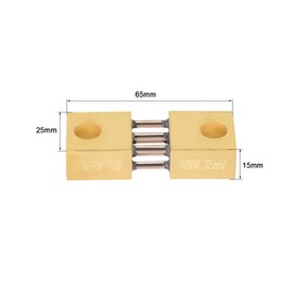 sourcing map Shunt Resistor 500A 75mV for DC Current Ammeter Analog Panel Meter External FL-19 Shunt Divider
