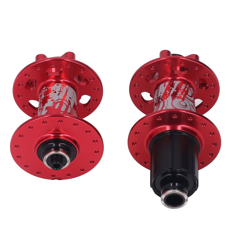 2pcs Bolany Bicycle Hub Red Aluminium Alloy 32 Holes 4