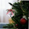 FUNOMOCYA Christmas Bells Large Iron Crafted Bells for Tree Decor