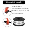 Dxyue 9 Pack DF-065 Replacement String Trimmer Spool for Black