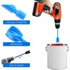 Resin Mixer Paddles, 4 Piece Set Paint Stirrers Drill Attachment,Reusable